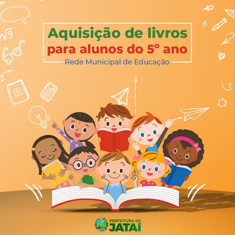 EDUCAÇÃO: Alunos do 5° ano receberão livros de reforço