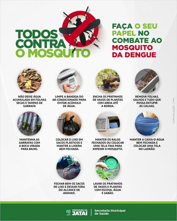 AEDES AEGYPTI: VIGILÂNCIA EM SAUDE ALERTA SOBRE OS CUIDADOS COM DOENÇAS TRANSMITIDAS PELO MOSQUITO