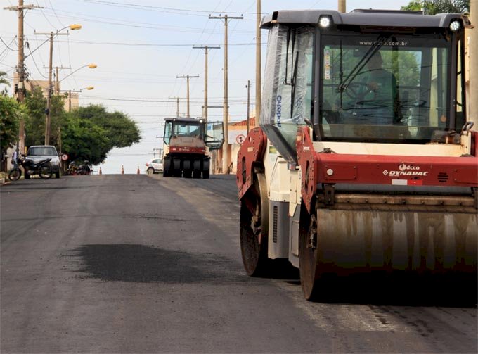 Maior Programa de Recapeamento Asfáltico de Jataí contempla novas ruas e avenidas