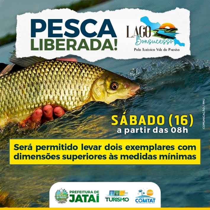 SÁBADO: Abertura da temporada de pesca no Lago Bonsucesso