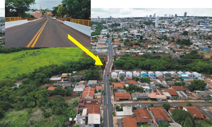 INFRAESTRUTURA: Prefeitura entrega ponte sobre o Córrego Jataí