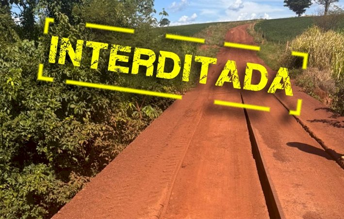 MANUTENÇÃO: PREFEITURA INTERDITA TRECHO DE RODOVIA PARA OBRA EM PONTE